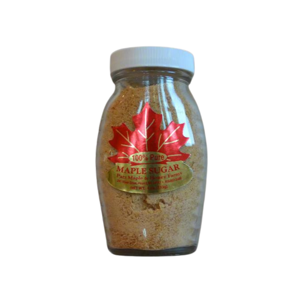 Maple Sugar in a Glass Jar - Patz Farms