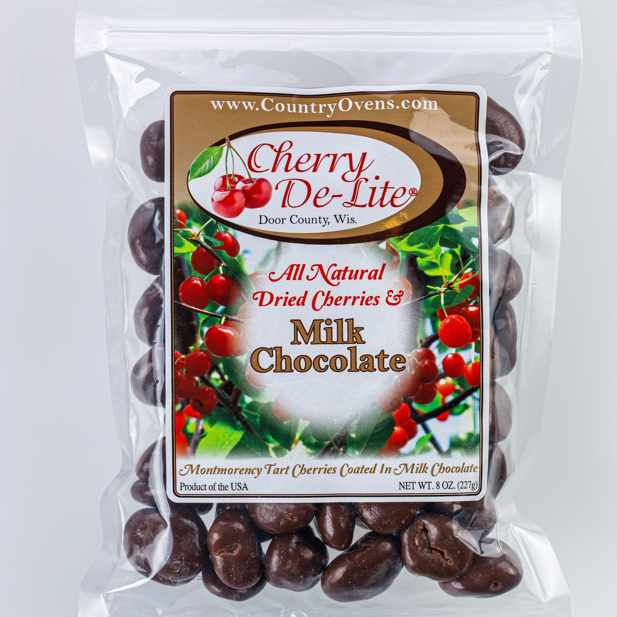 Milk Chocolate Covered Dried Cherries 6oz