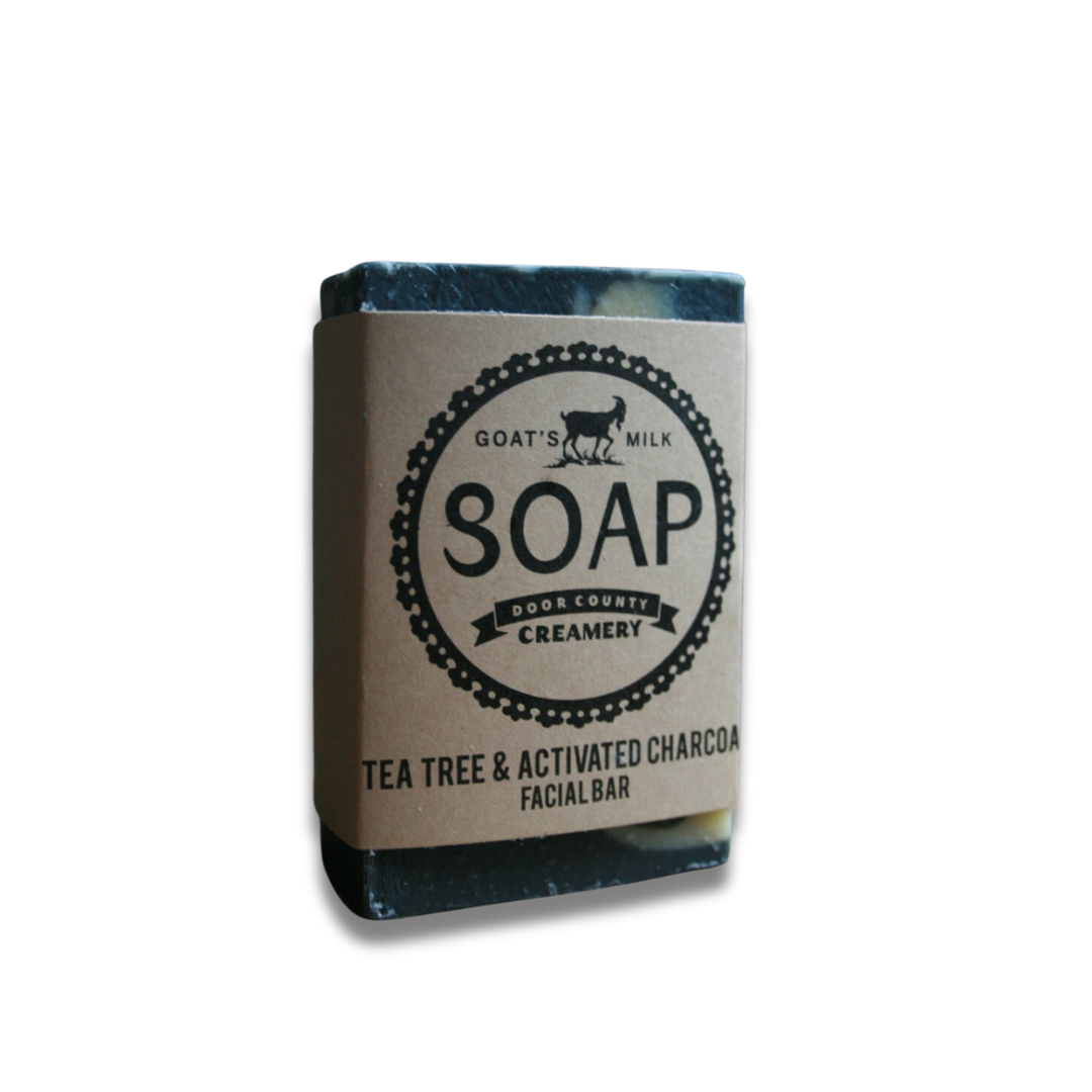 Tea Tree & Activated Charcoal Goat's Milk Soap