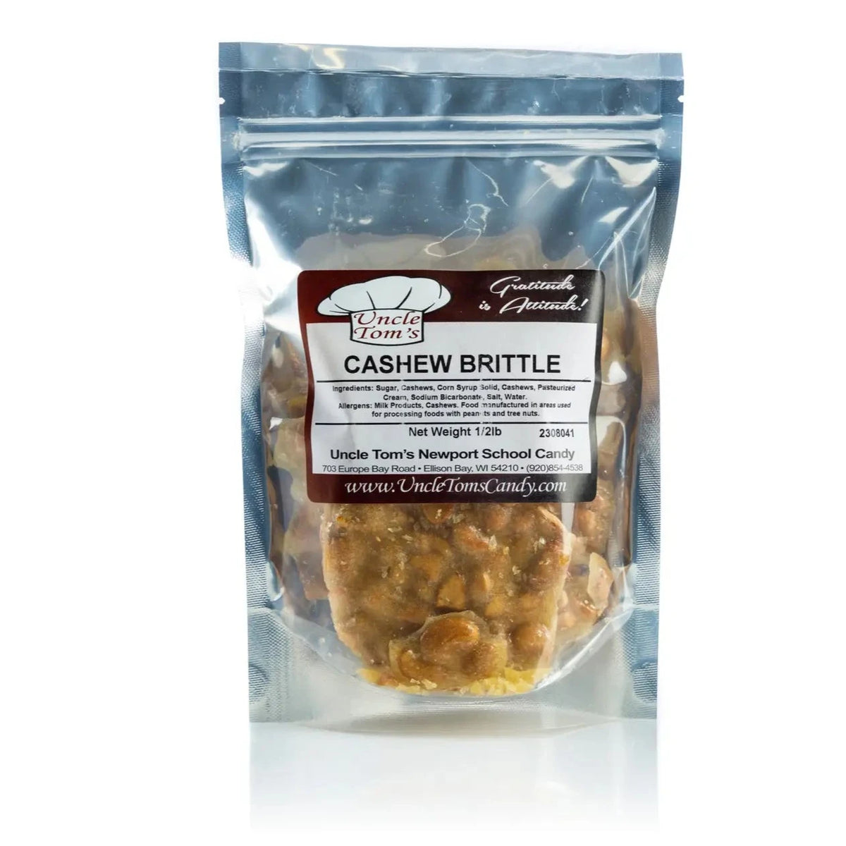 Uncle Toms Cashew Brittle