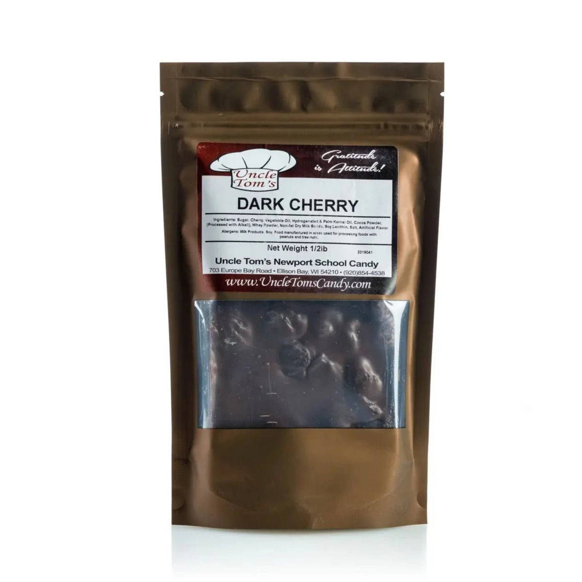 Uncle Tom's Dark Chocolate Cherry Bark