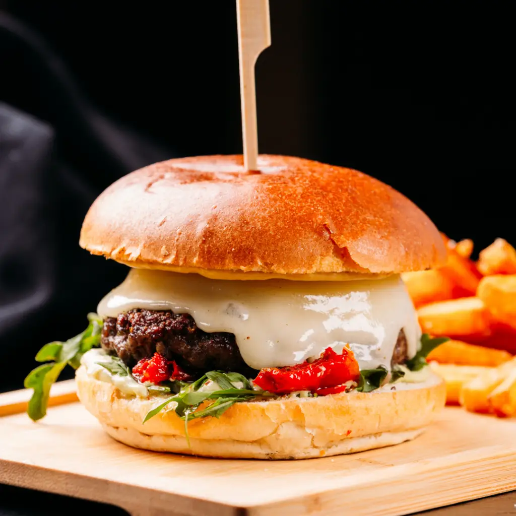 Burger with White Cheese from Renards