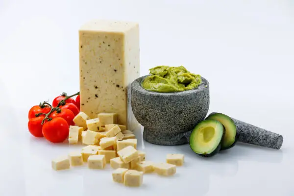 Farmers Cheese with Guacamole