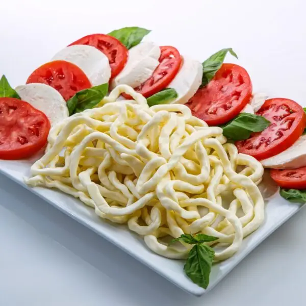 Renards Cheese strings and caprese salad