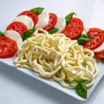 Renards Cheese strings and caprese salad