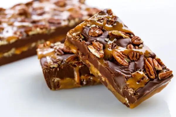 Cloverleaf Gourmet Fudge - Caramel Chocolate Pecan-0