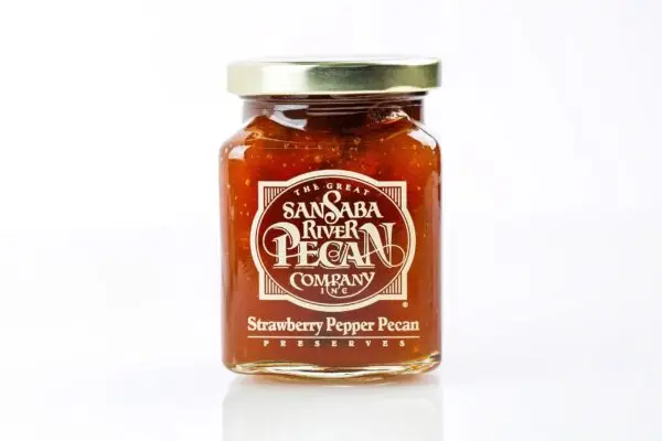 Strawberry Pepper Pecan Preserves - San Saba River Pecan Company-0